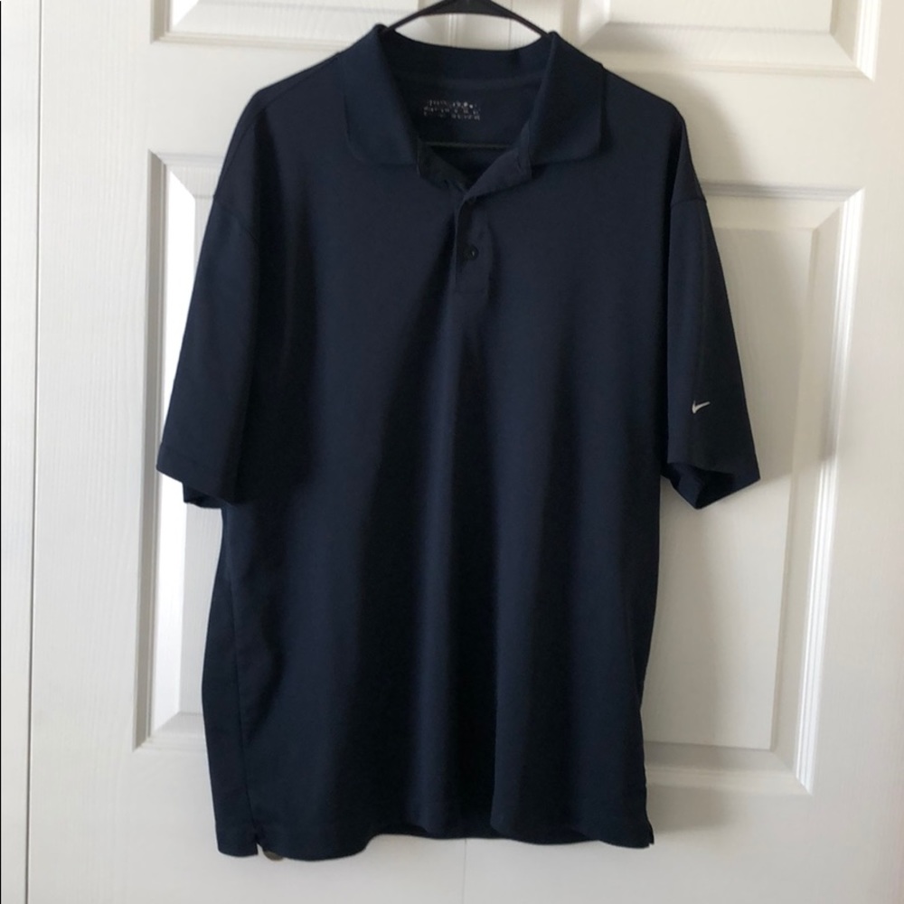 Nike Golf Men’s Short Sleeve Polo XL Navy Blue